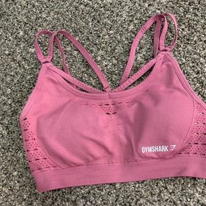 Gymshark energy seamless pink sports bra
